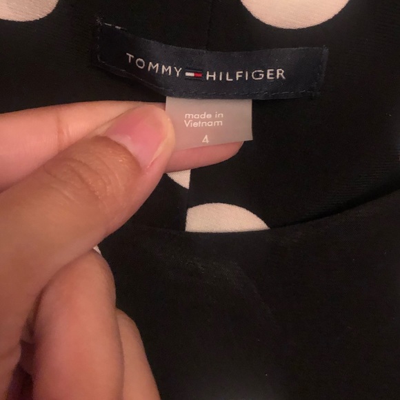 Tommy Hilfiger coldshoulder polka dot sheath dress - Picture 4 of 4